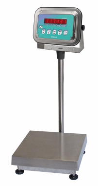 ISI- Complete stainless steel single cell scale IP65 and stand