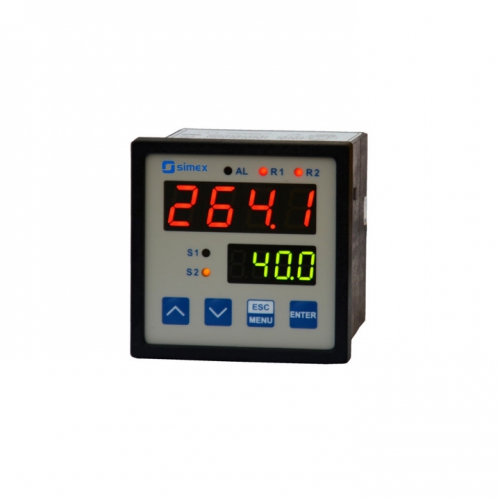 SRP-77 Proces meters met 2 displays! 0/4-20mA- 0/1-10V