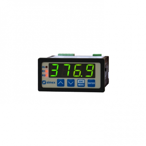 SRP-73 Proces meter in kleine kast -0/4-20mA- 0/1-10V
