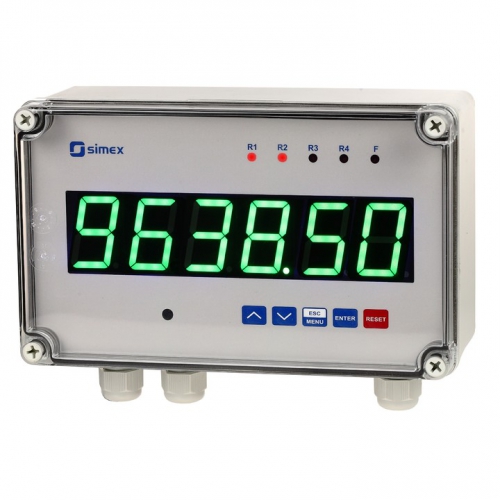 SLIK- Universele pulse counter met batchfunctie, wandmontage , IP67