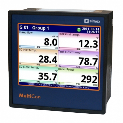 CMC-141 Multicon : Contrôleur PID - Compteur - Enregistreur -hmi Dans un seul electronique