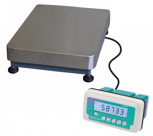 ISM- Balances complètes avec plate-forme de pesée en acier inoxydable
