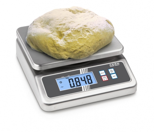 FOB - RVS tafelweegschaal tot 15 kg en checkweighing-display, IP67