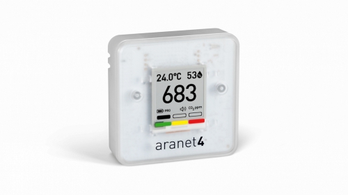 Aranet4- CO2-meter PRO Met lange batterij werking