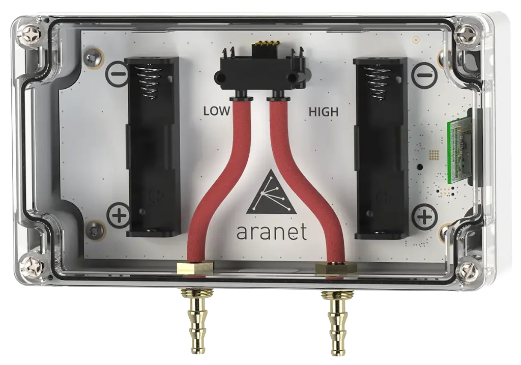 [TDSPDP02 + TDAPDP01] Aranet Differentieel Druksensor
